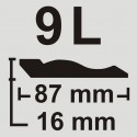 قرنیز 8.7 سانت به طول 3.66 متر طرح 1